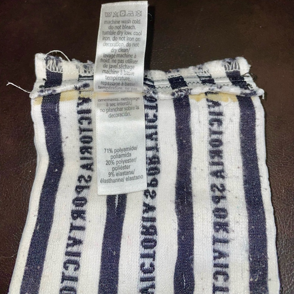 Women’s Victoria’s Secret striped black & white logo waist compression band O/S - Picture 6 of 8